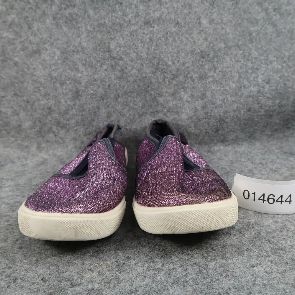 Oshkosh B'Gosh Shoes Kids 2 Casual Sneakers Slip On Purple Glitter Trainer Girls